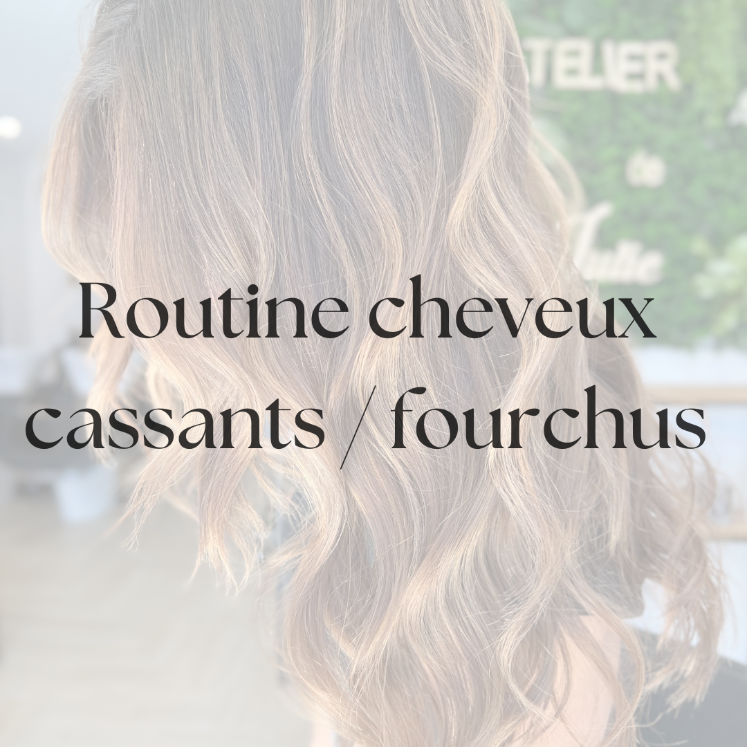 4 Routine Cheveux cassants / fourchus